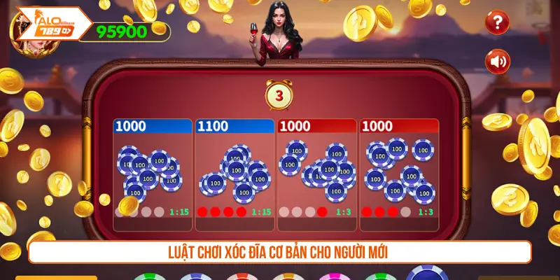 Luật chơi xóc đĩa cơ bản cho người mới