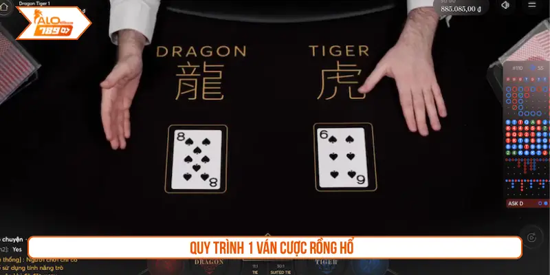 Quy trình 1 ván cược Rồng hổ