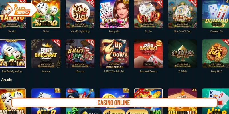 Khám phá sảnh casino online hấp dẫn tại ALO 789